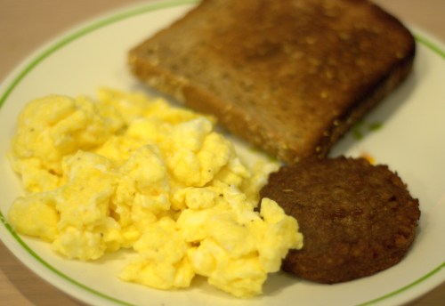 scrambled eggs