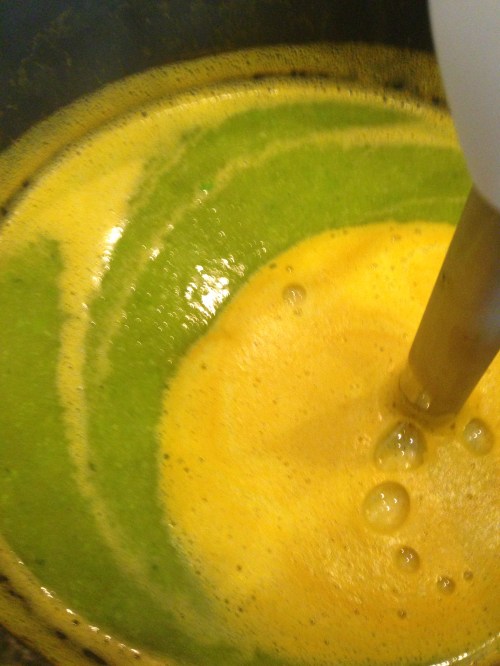 Pea soup - immersion